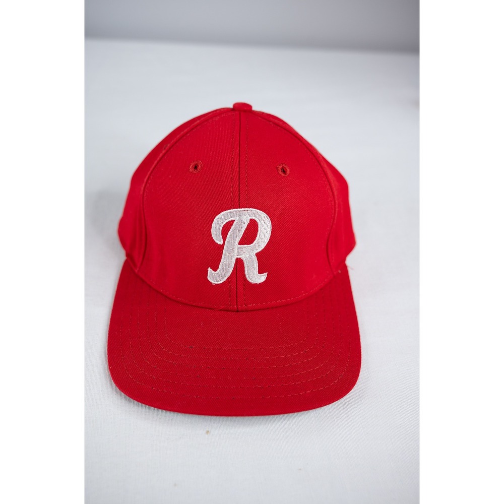 Pro-Line Rebels Baseball Hat Mens 7 1/2 Red Excellent Fitted "R" Logo Cap
